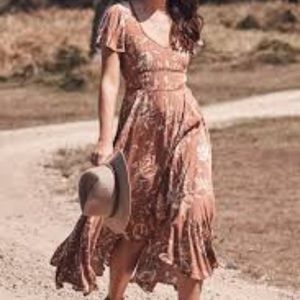 Spell Rosa Garden Party Dress - Small